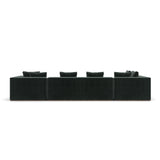 *Bello 4pc Small L Sec - Spruce - 3rd angle