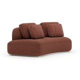 Sasso Laf Curved Armless Loveseat - Saff - main image