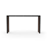 Pinstripe Dark Console Table - primary image