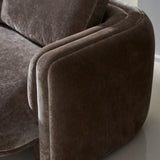 Overlap Raf Loveseat Dark Taupe - detail 2.0
