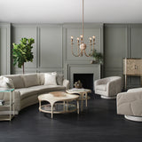 Fanciful Raf Loveseat in room - angle 3.0