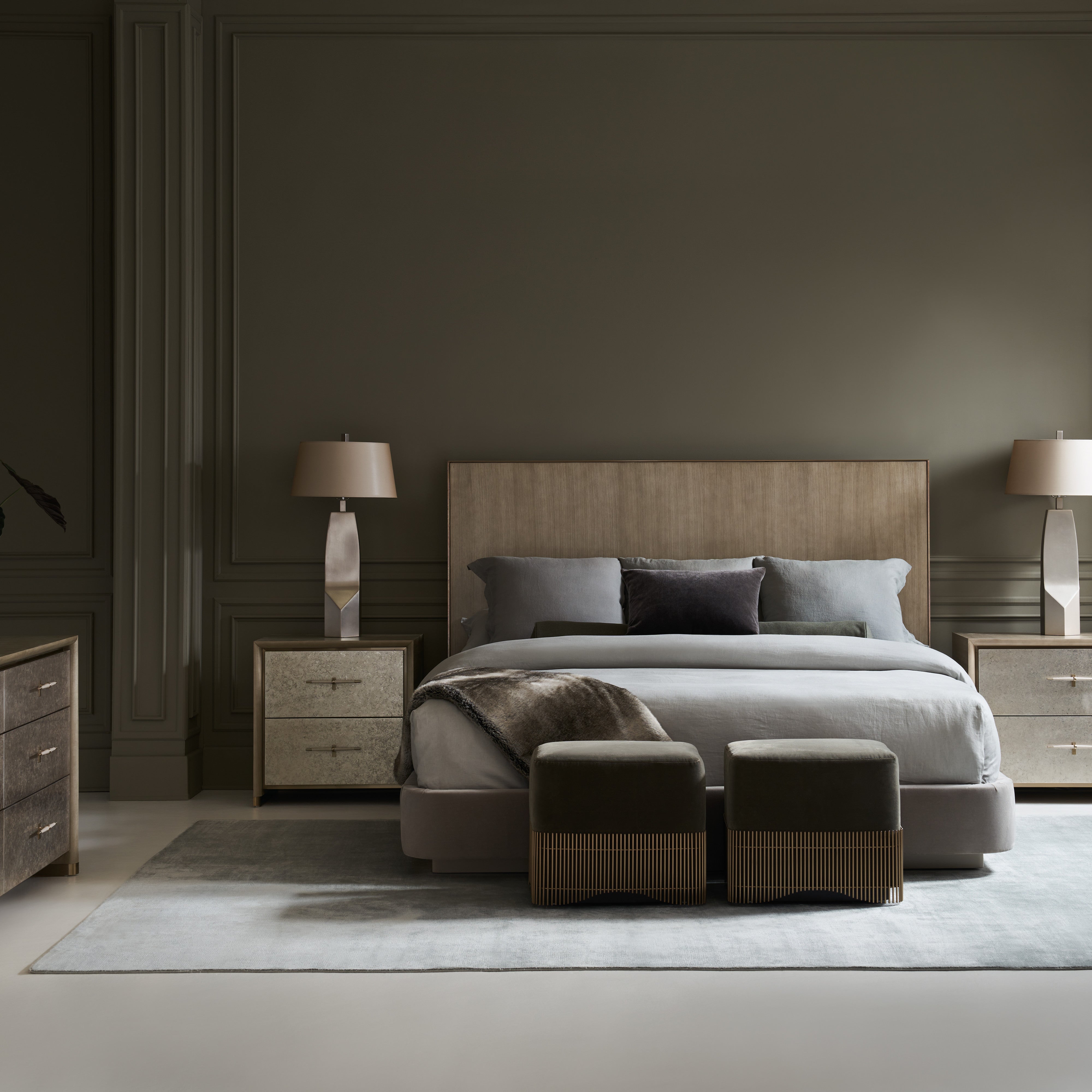 room with Hang Up Small Nightstand