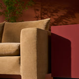 detail of Devon 98" Sofa Camel