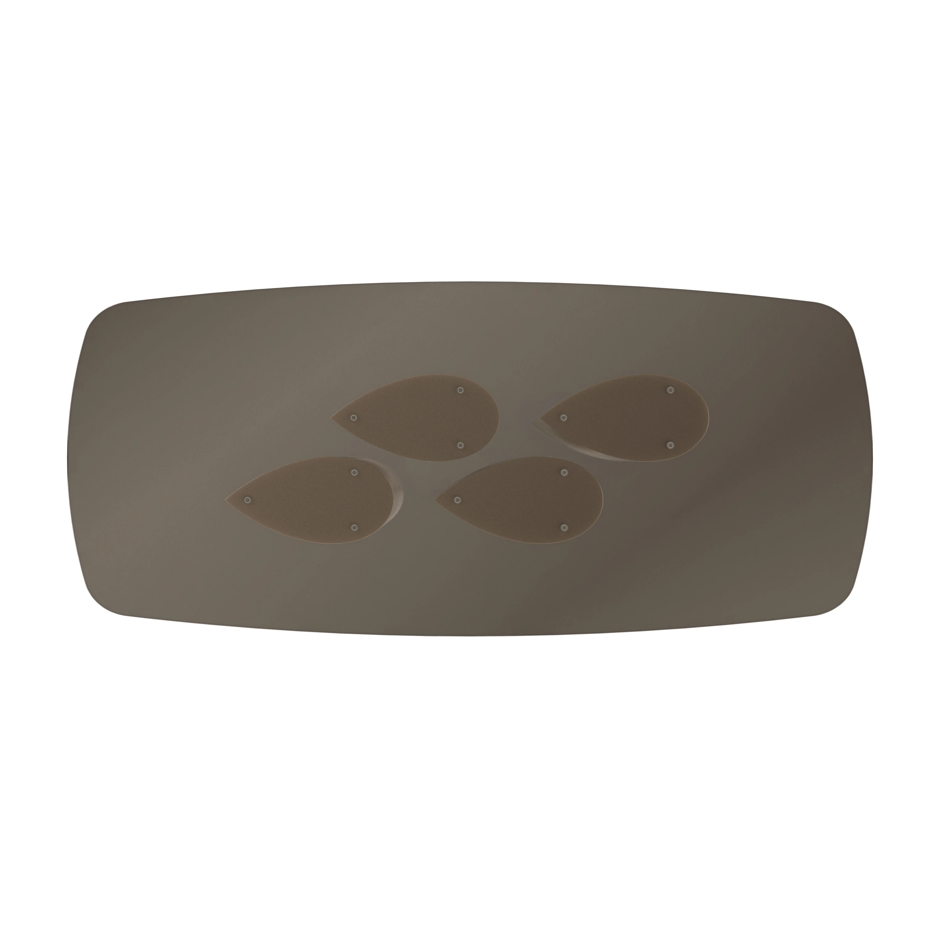 110X46 Rectangle Glass Top - 4th angle