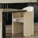 Overlap Rec Dining Tbl Base Dark - detail 3.0