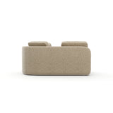 Sasso Raf Loveseat - Oatmeal - 3rd angle [data-sku='UPH-426-RL5-B']