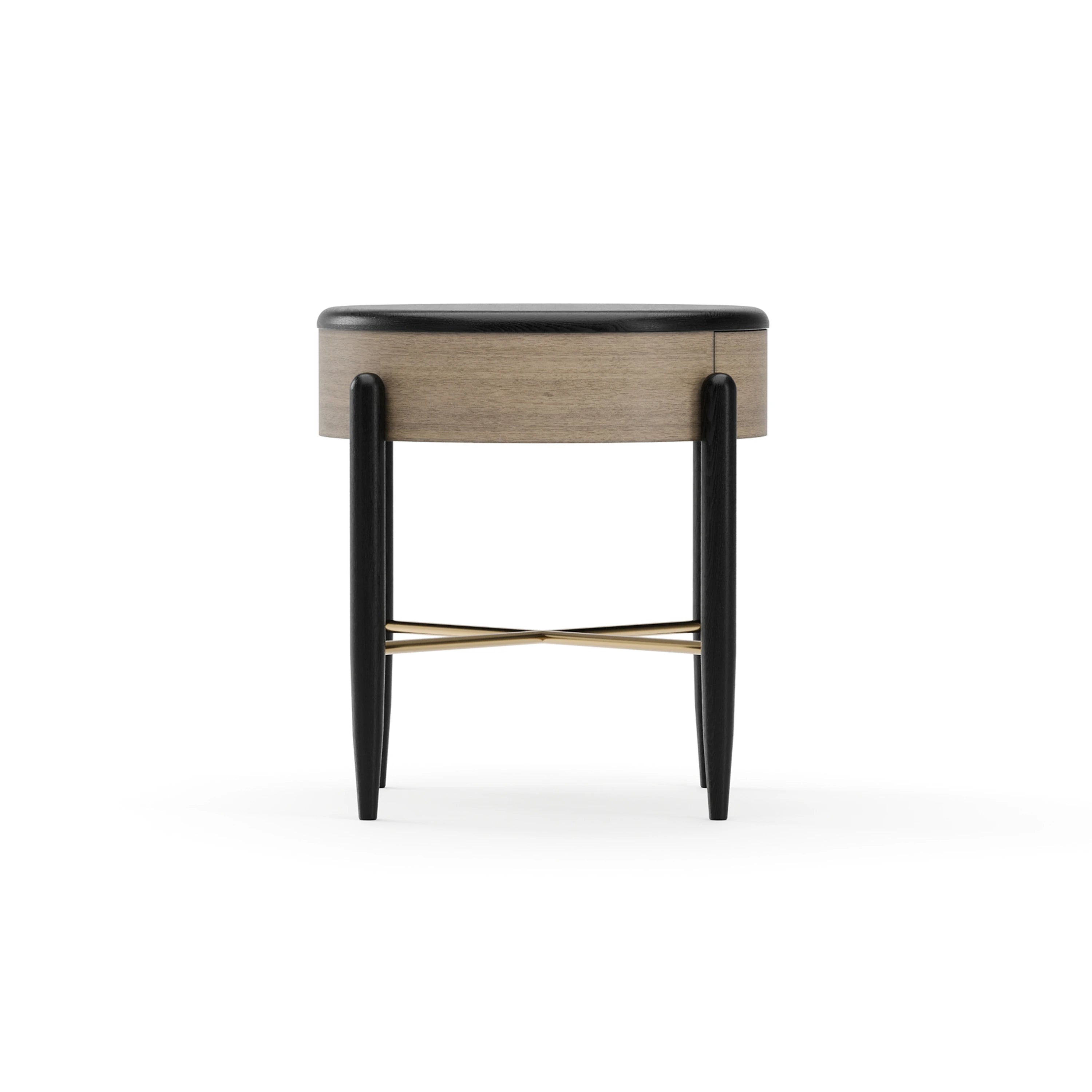 Madera Accent Nightstand - Chocolate - 2nd angle