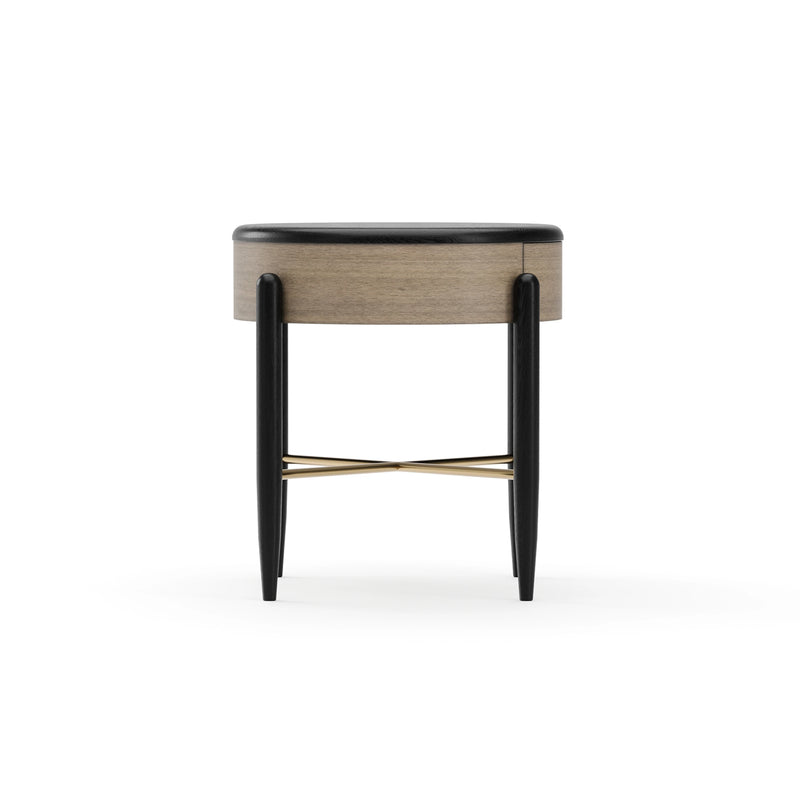 Madera Accent Nightstand - Chocolate