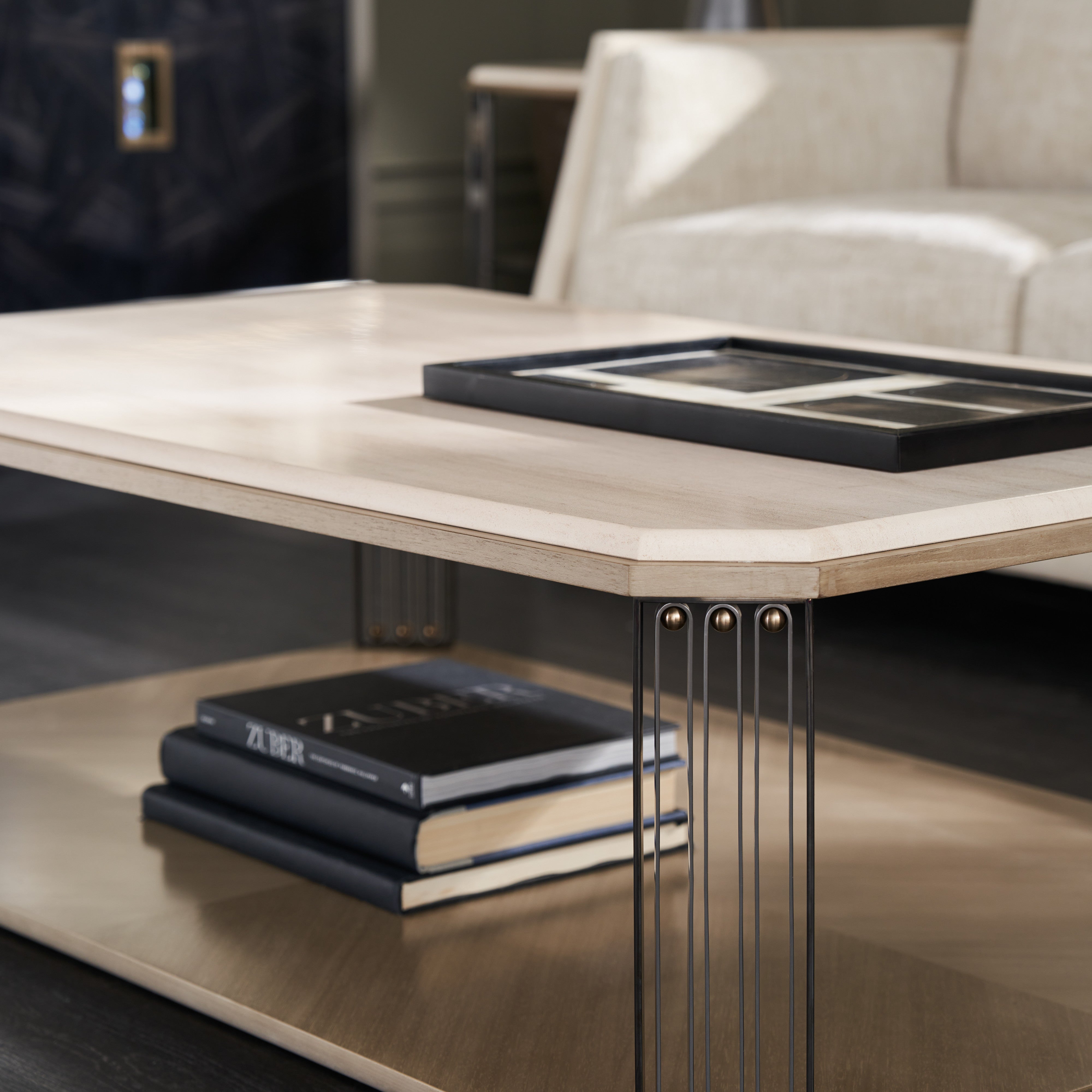 detail of Alloy Cocktail Table
