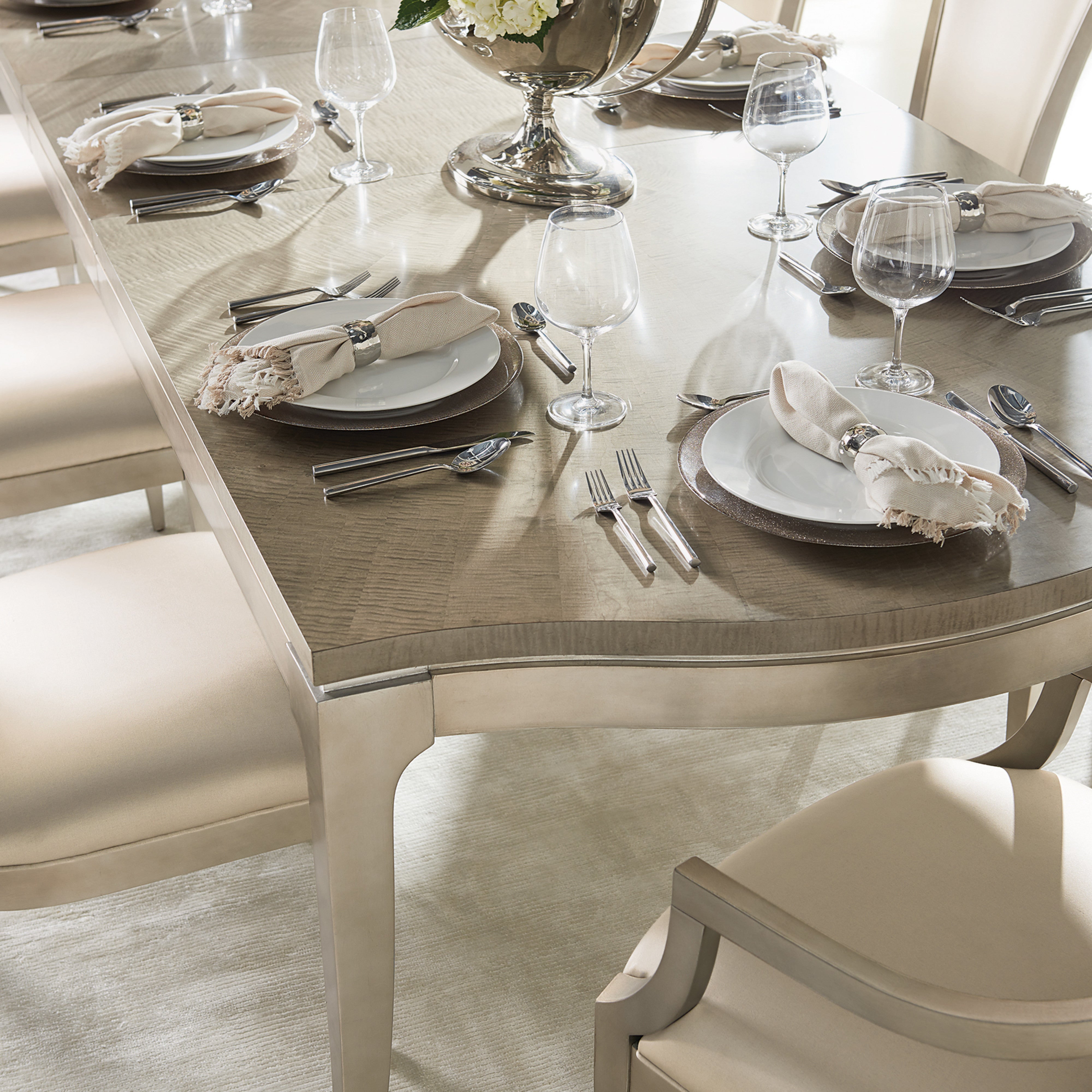 detail of On A Silver Platter