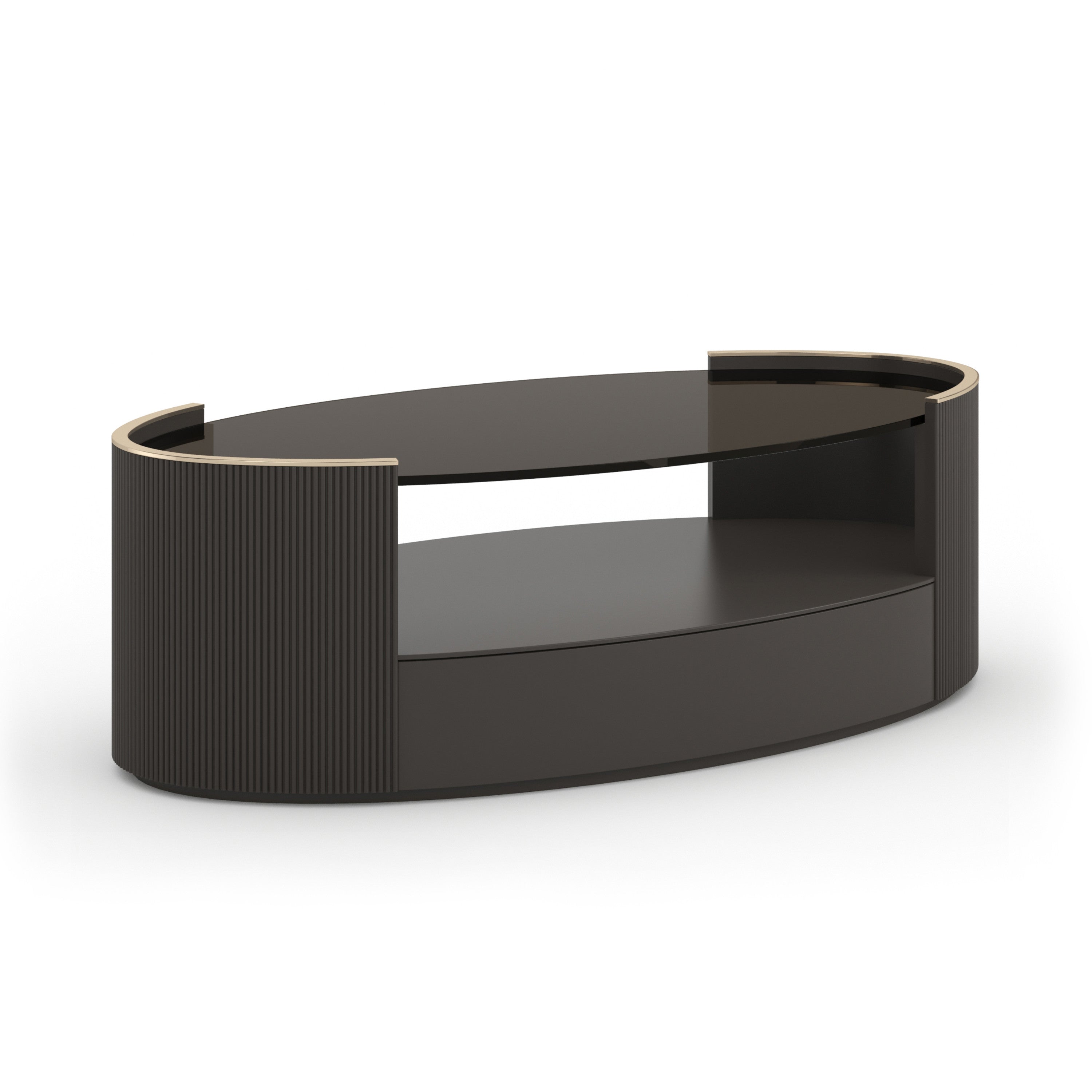 Love Oval Cocktail Table -Dark Chocolate - main image 