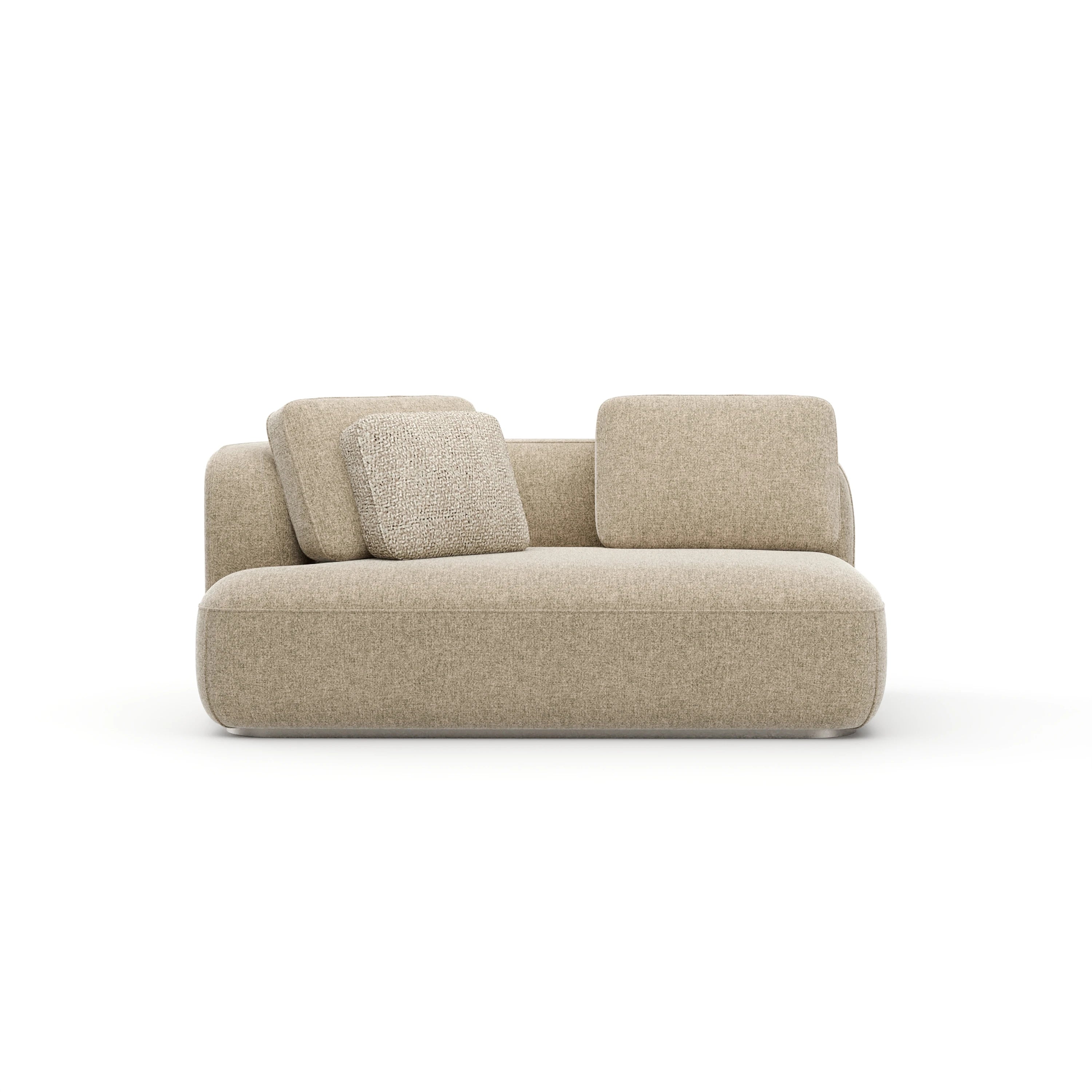 Sasso Laf Loveseat - Oatmeal - primary image [data-sku='UPH-426-LL5-B']