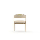 Dario Wog Side Chair - Ivory - 3rd angle