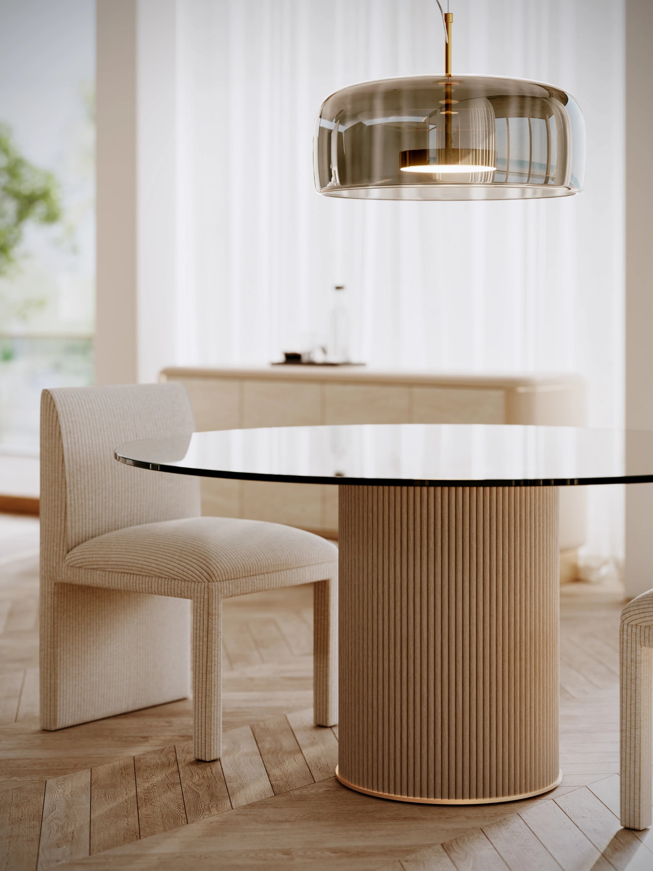 Rhythm Glass Tbl Top Decorative Plate - detail 2.0