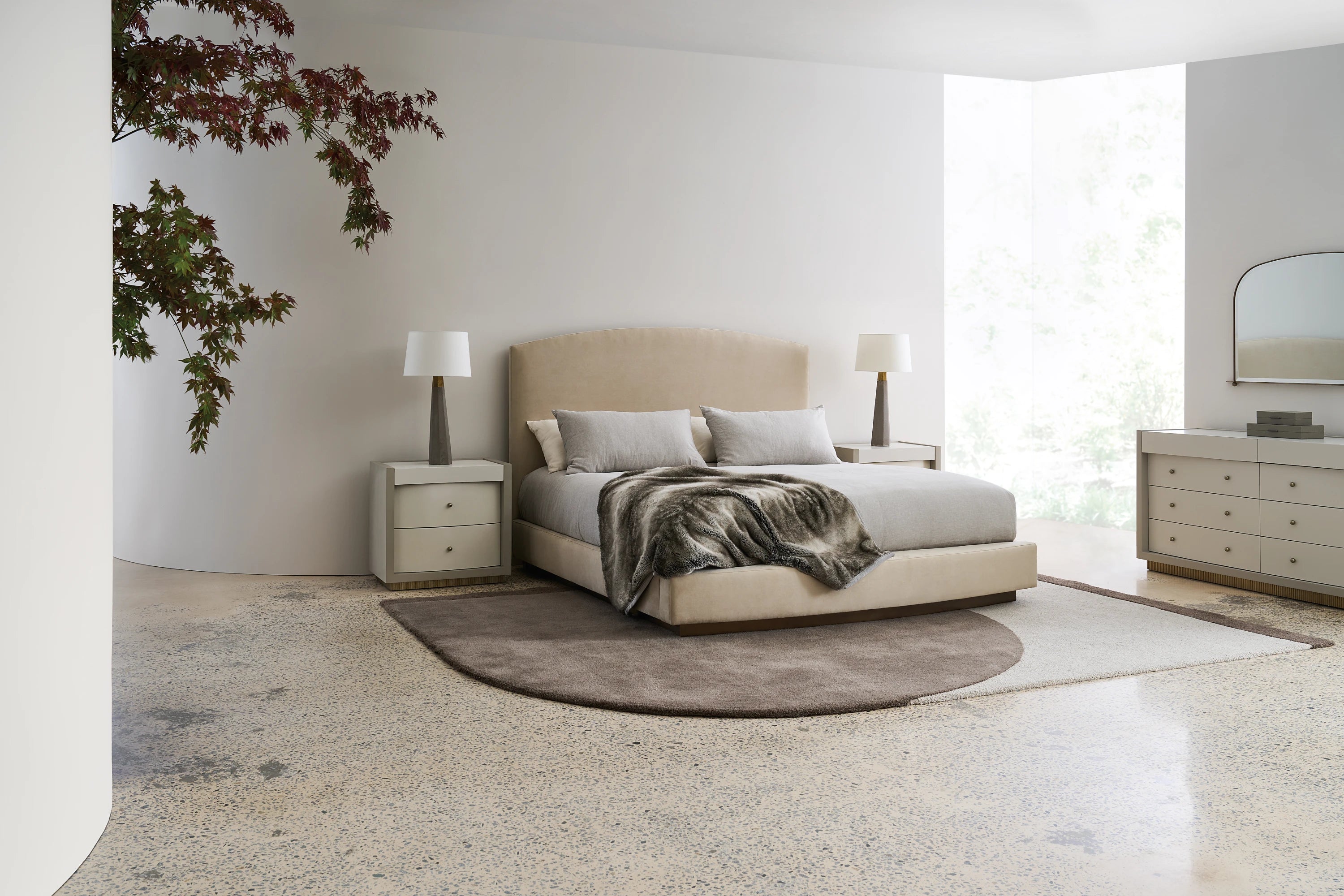 Artois King Bed Sr in room - angle 4.0