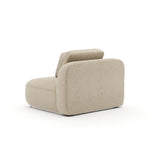 Sasso Armless Chair - Oatmeal - 3rd angle