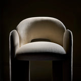 Overlap Bar Stool Ivory - detail 2.0