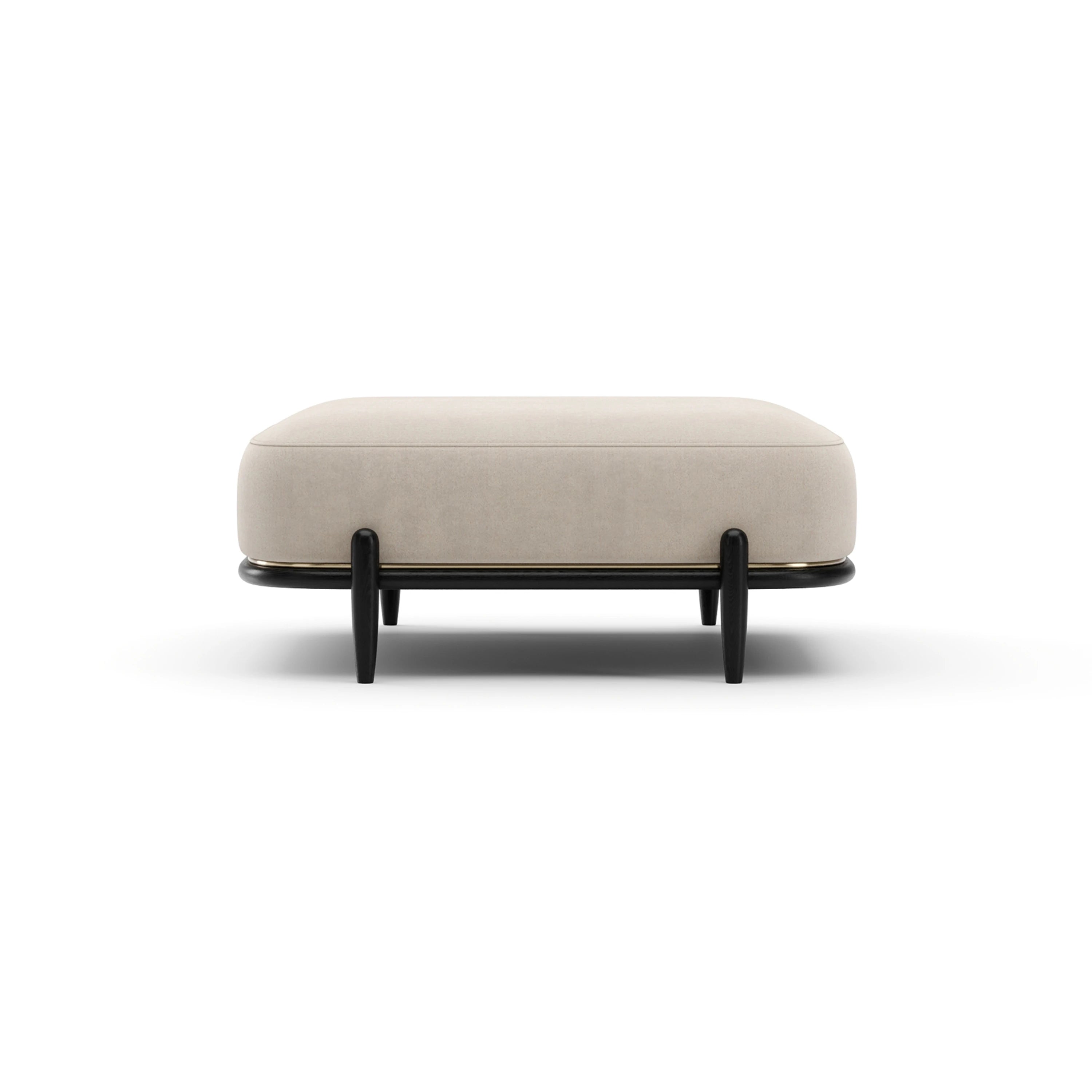 Madera Ottoman - Oatmeal - 3rd angle