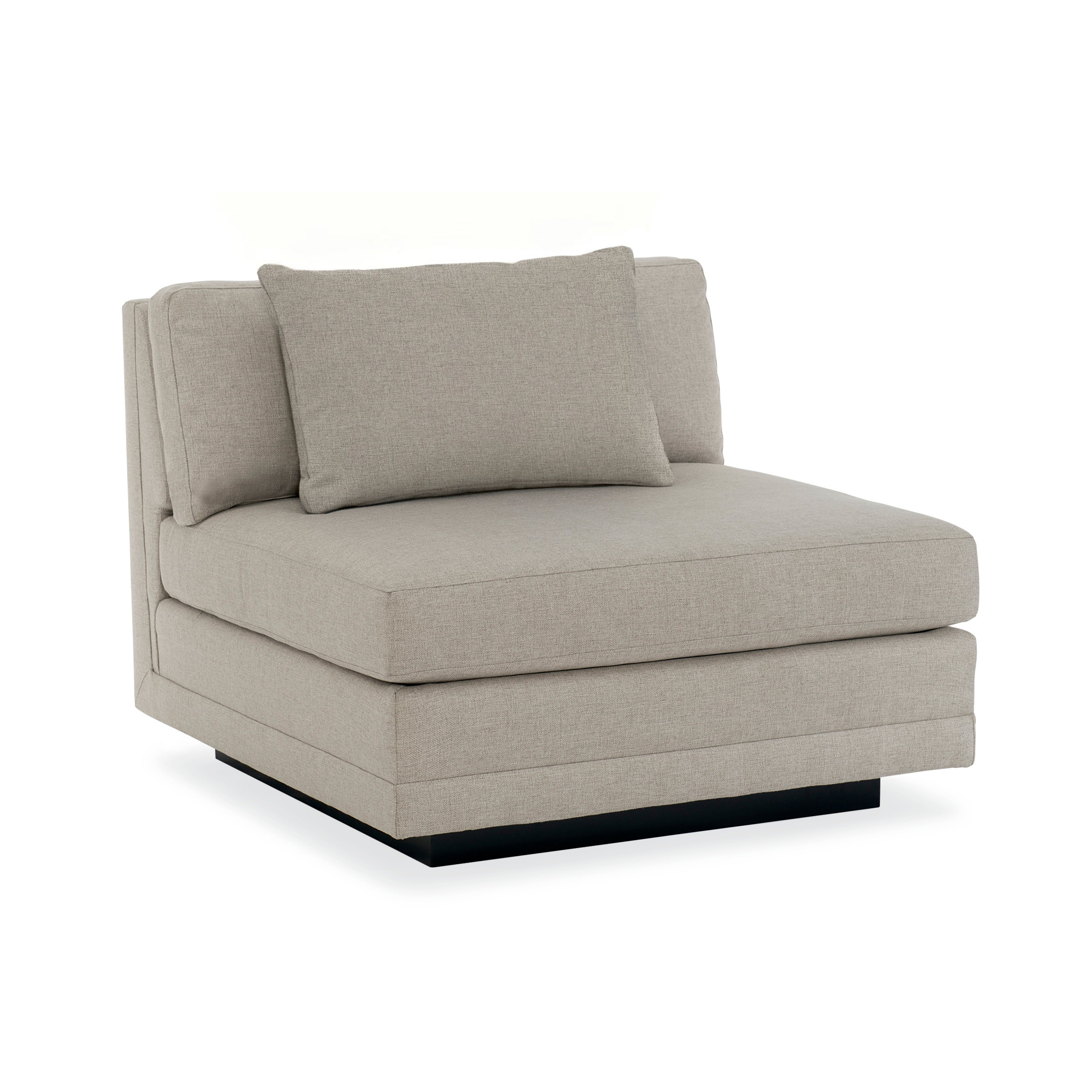 Fusion Armless Chair - angle 2