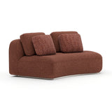 Sasso Raf Curved Armless Loveseat - Saff - main image