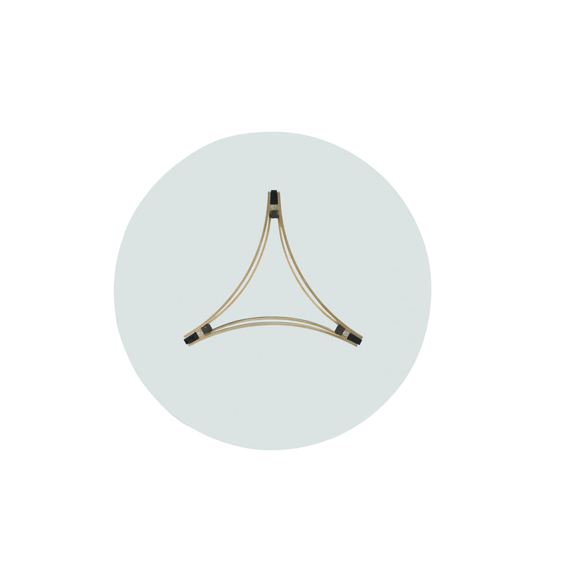 Remix Glass Top Table 48"