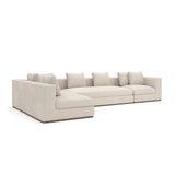 *Bello 4pc Small L Sec - Ivory - primary image [data-sku='UPH-024-SEC18-B']