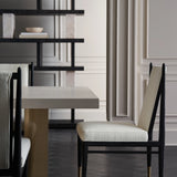 Unity Dark Dining Chair in room - angle 3.0