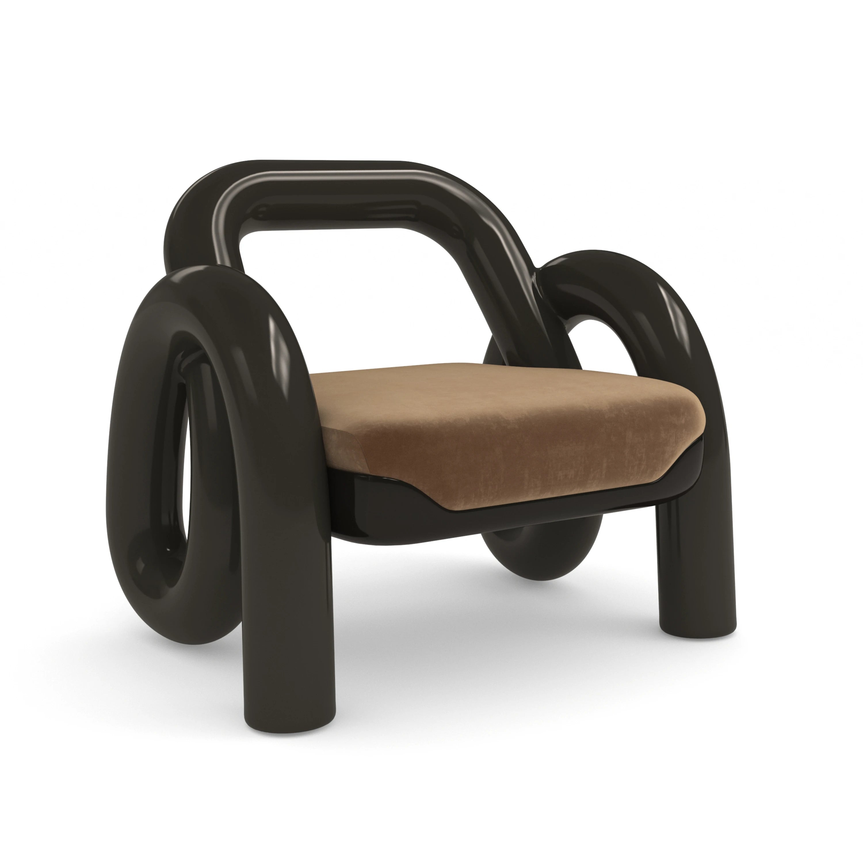 Gelee Accent Chair-Chocolate - main image