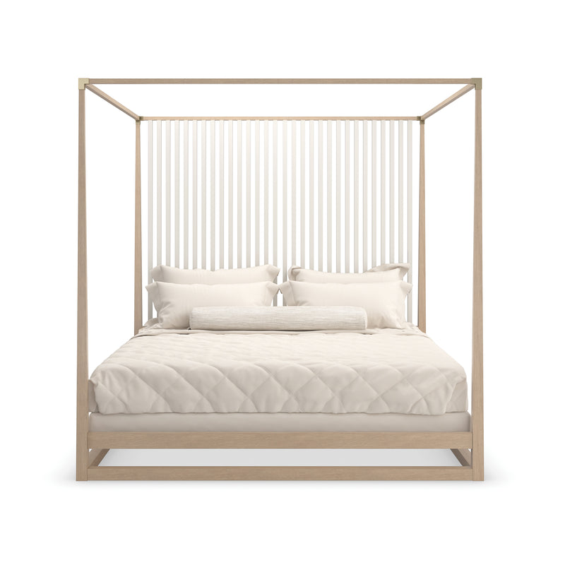 Pinstripe Light Bed - Queen