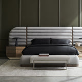La Moda Uph Bed Side Panels in room - angle 2