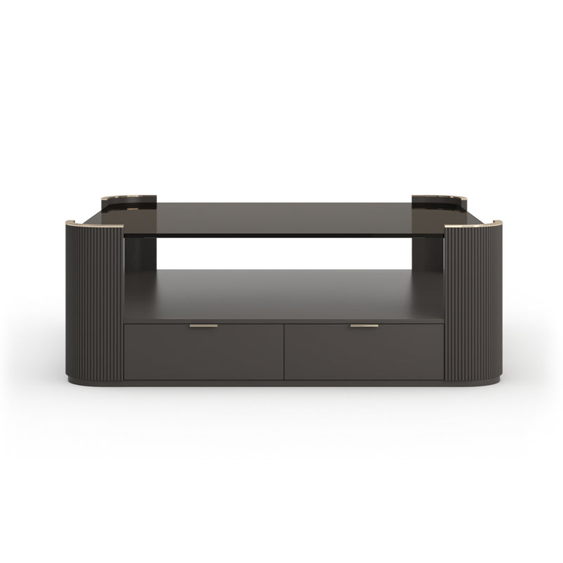 Love Square Cocktail Table-Dark Chocolat