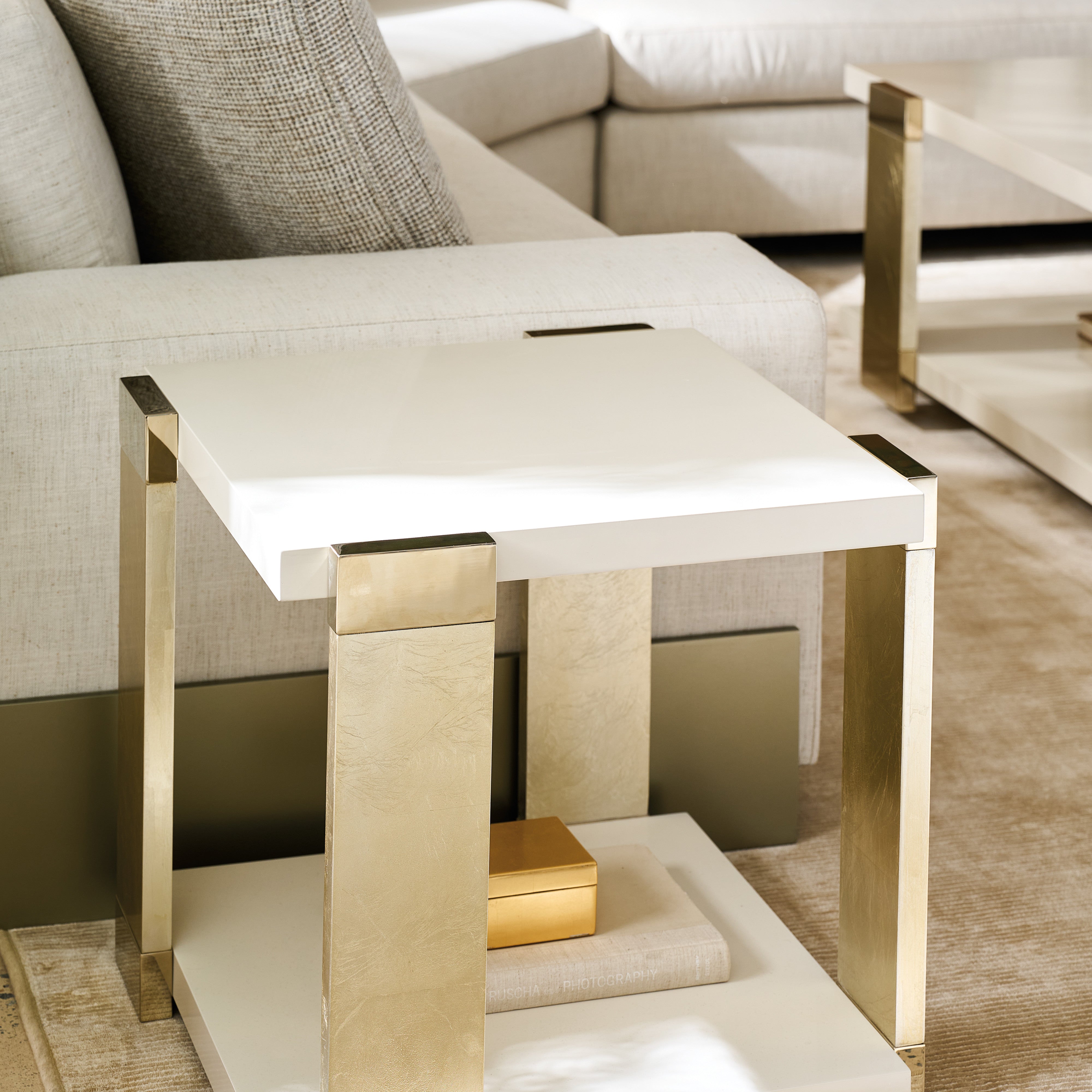 detail of I'Ll Take The Corner End Table
