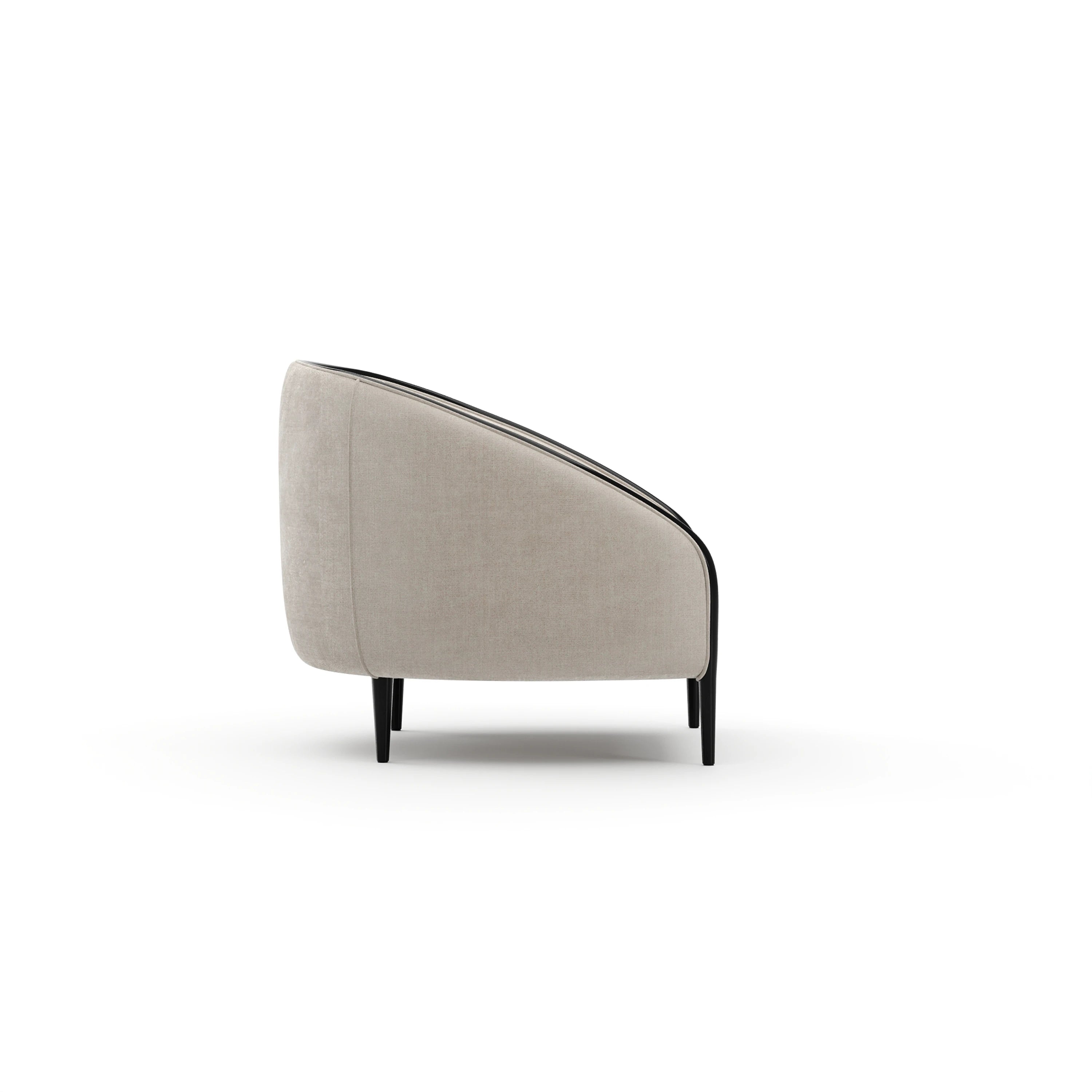 Petit Accent Chair - Ivory - 2nd angle