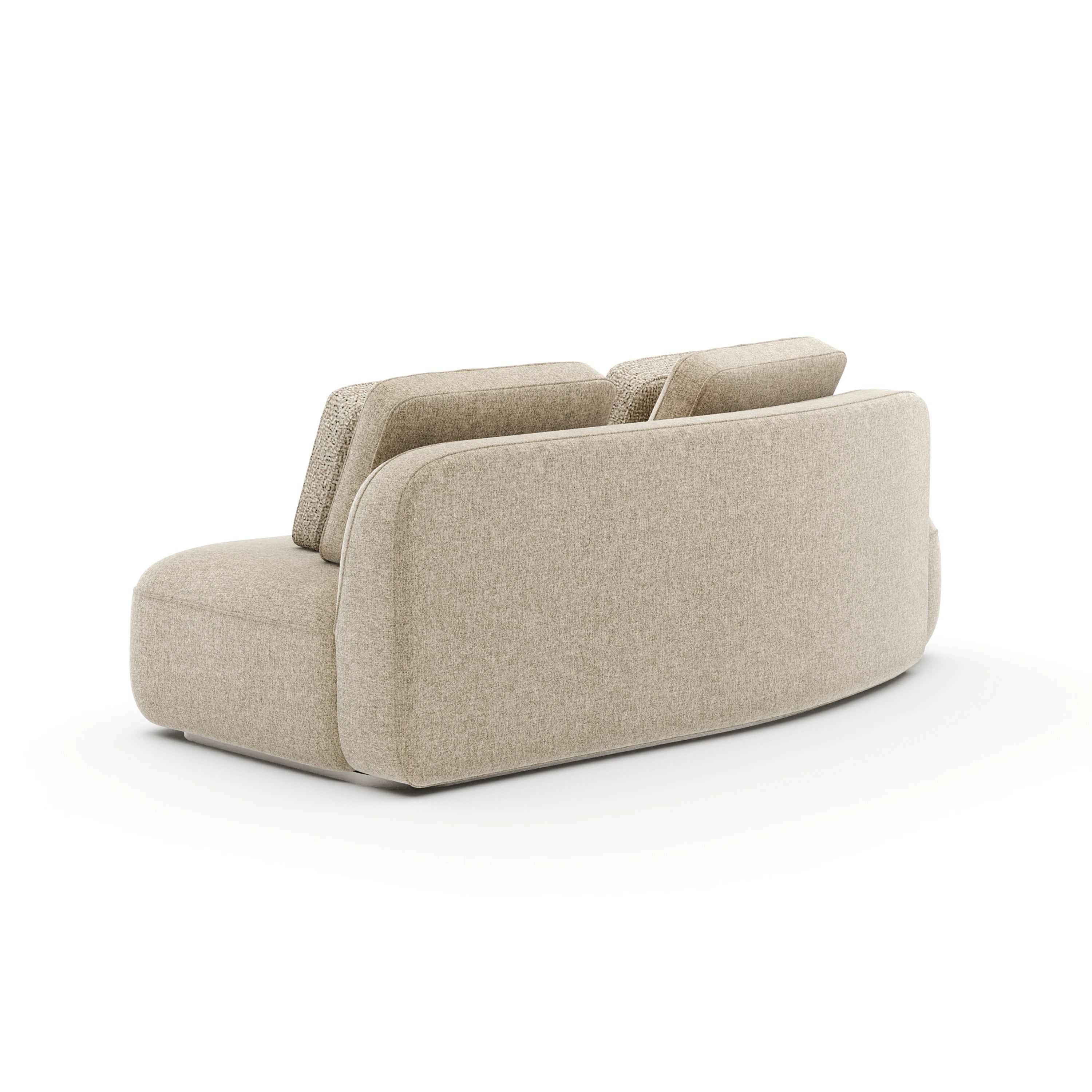 Sasso Laf Curved Bumper - Oatmeal - 3rd angle