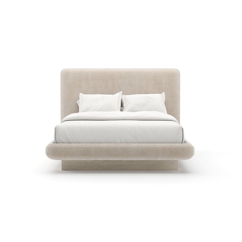 Overlap Uph Qn Bed Ivory