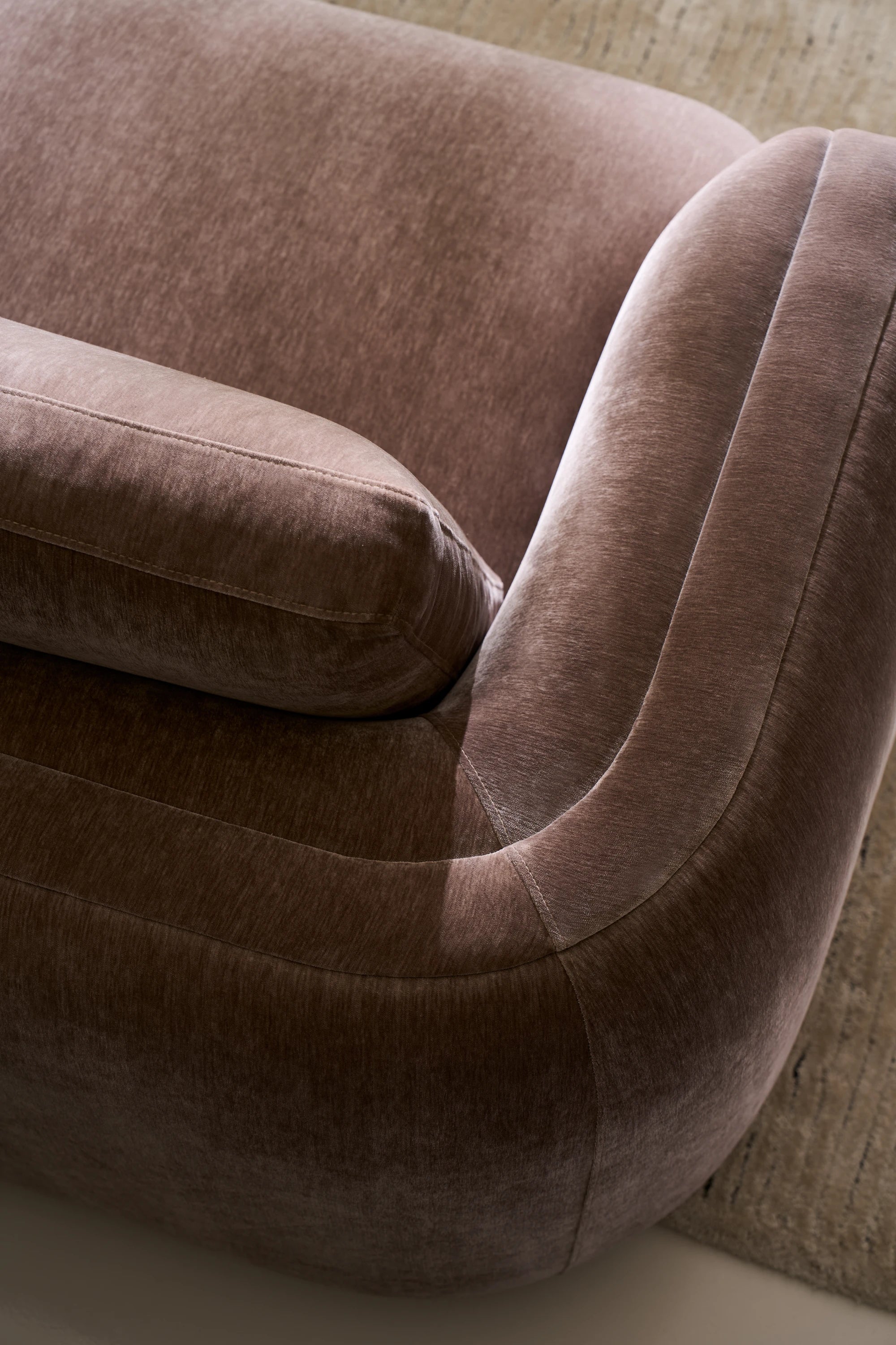 Overlap Right Chaise Sec Small Dk Taupe - detail 2.0