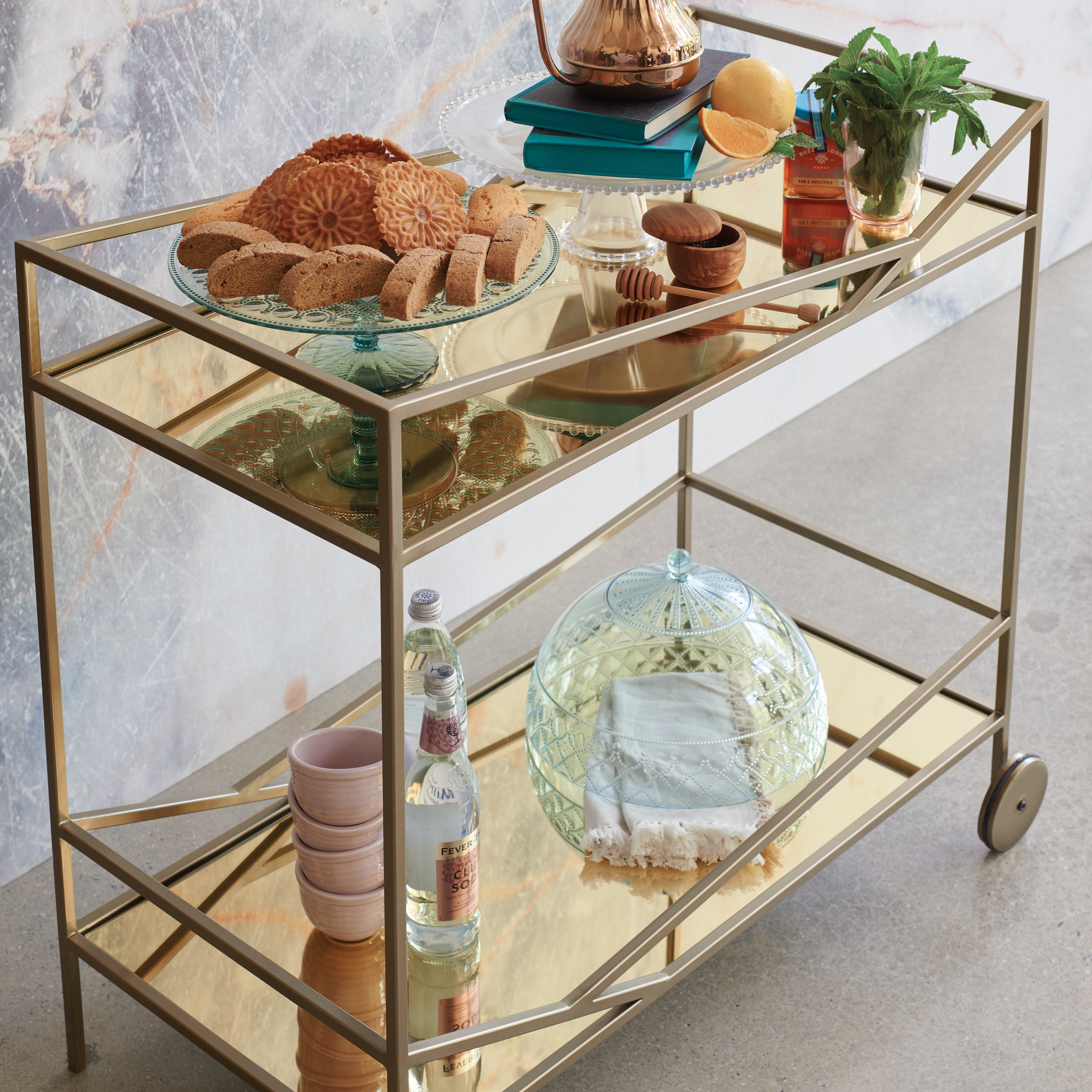 detail of Vector Bar Cart