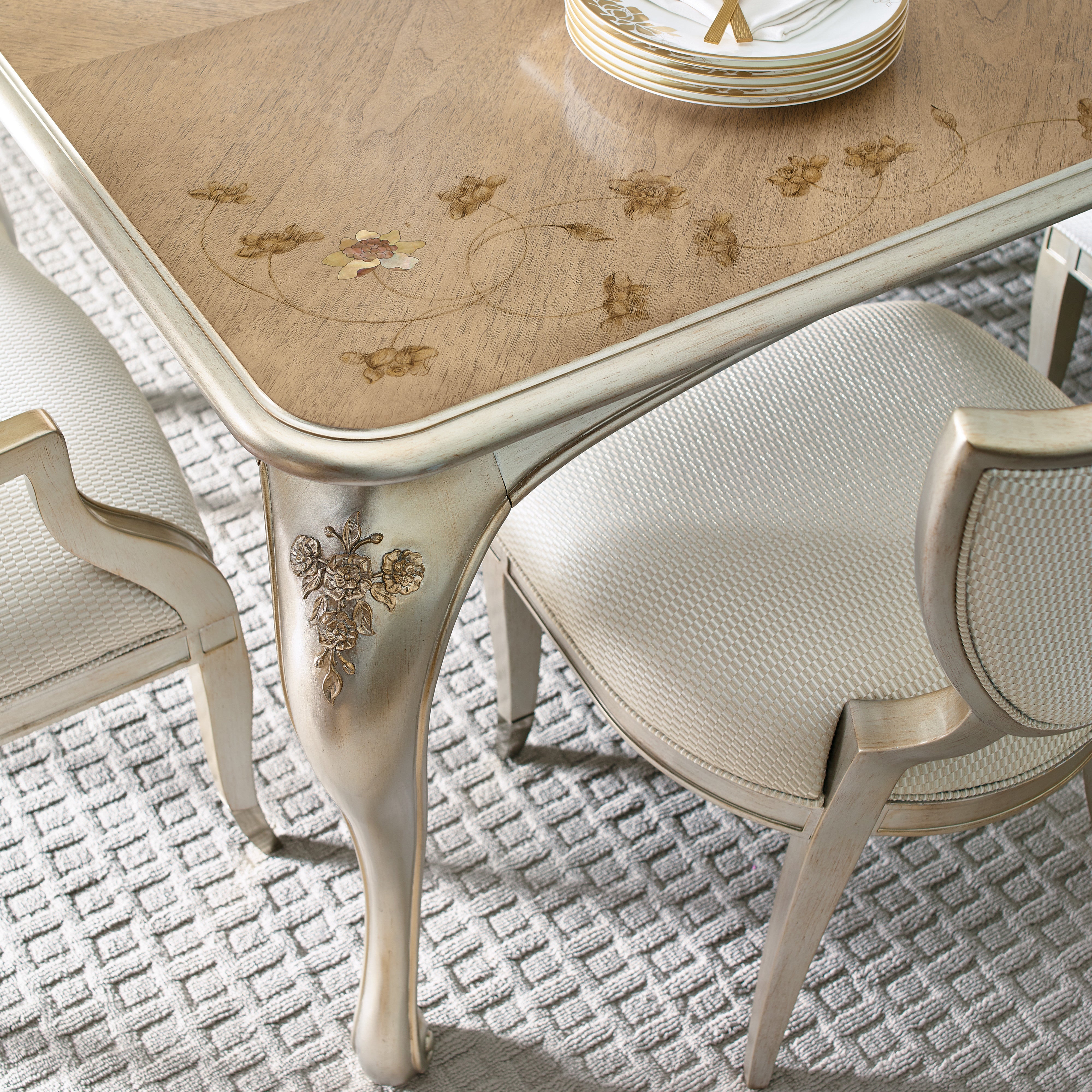 detail of Rectangle Dining Table
