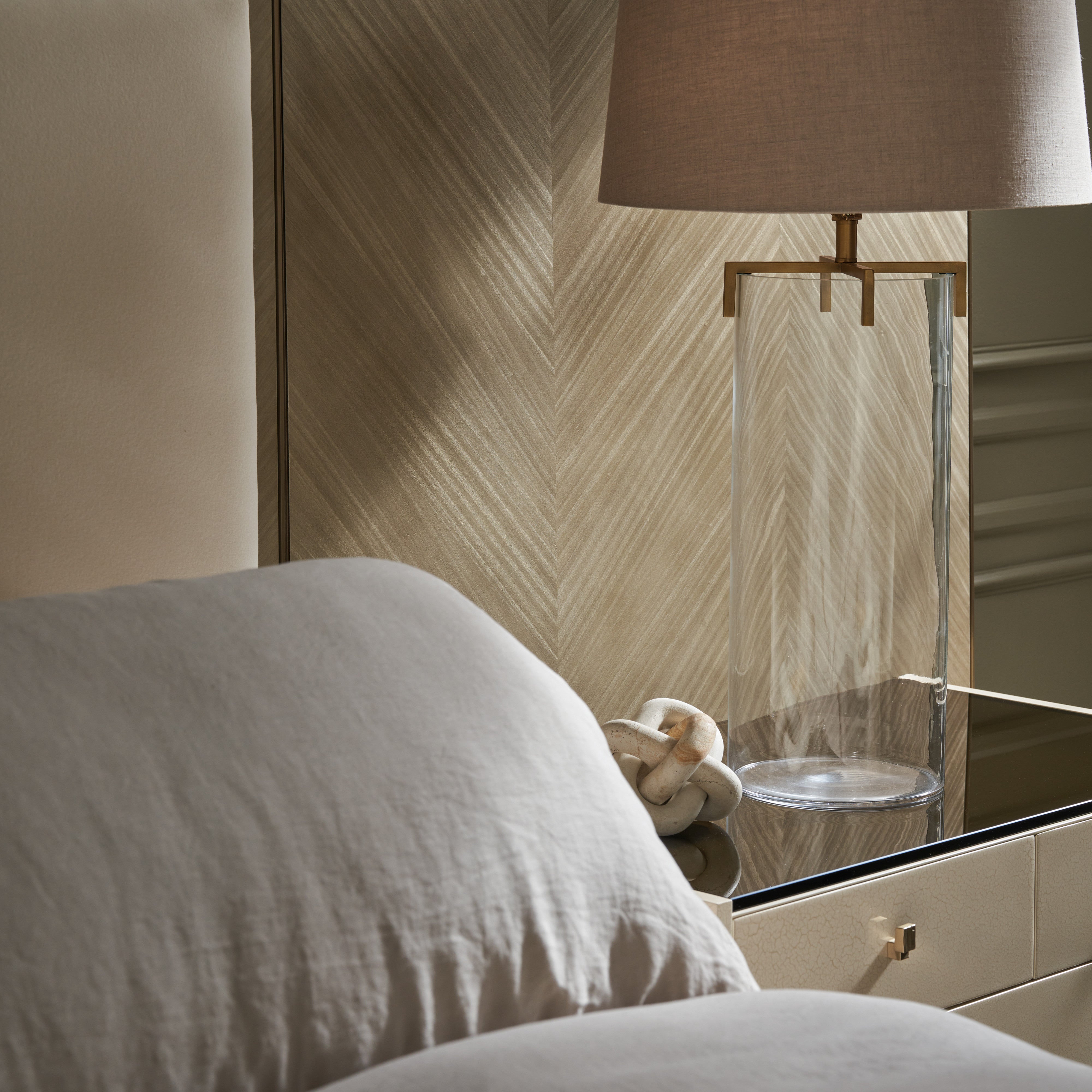 detail of Anthology Kg Bed W/Wings