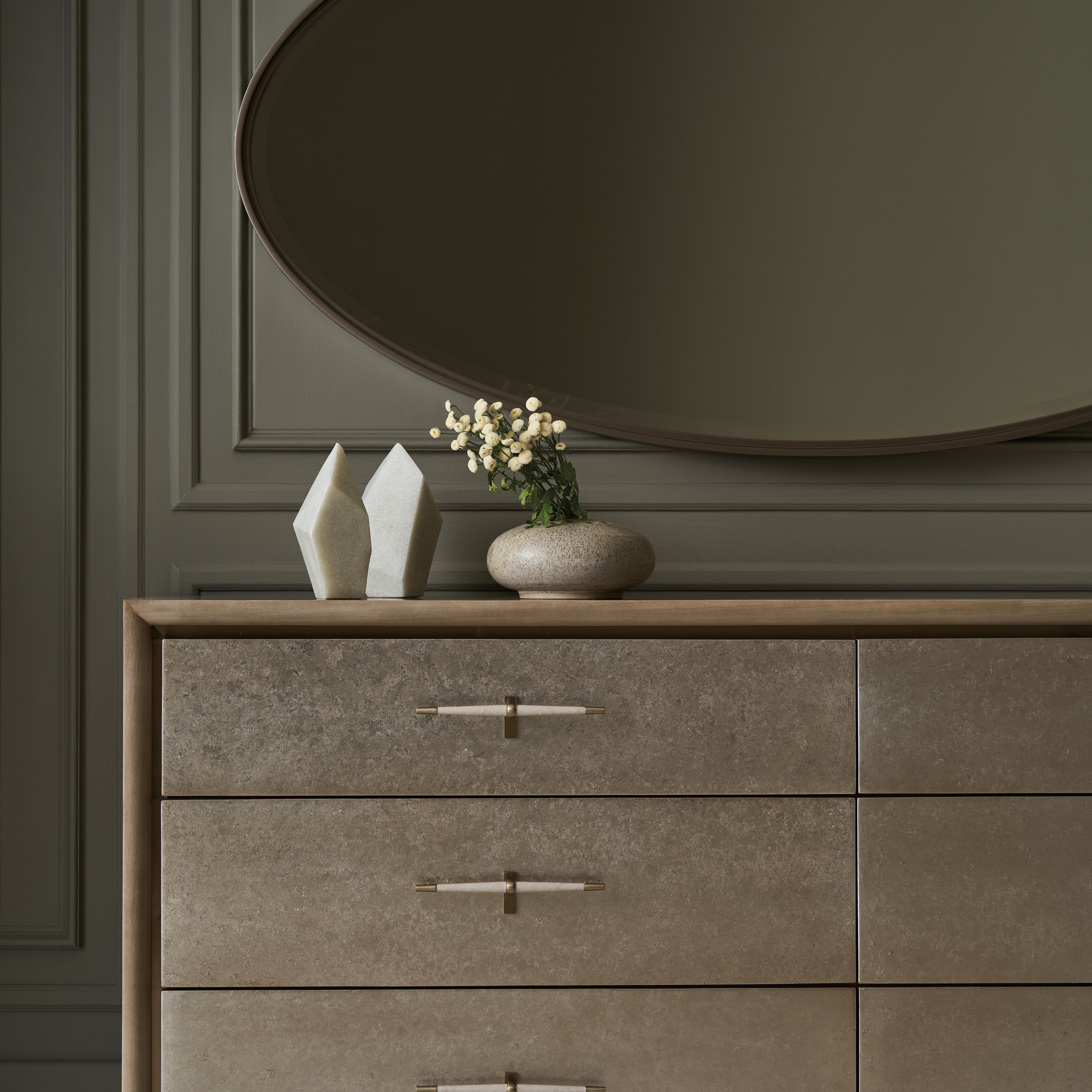 detail of Hang Up Dresser