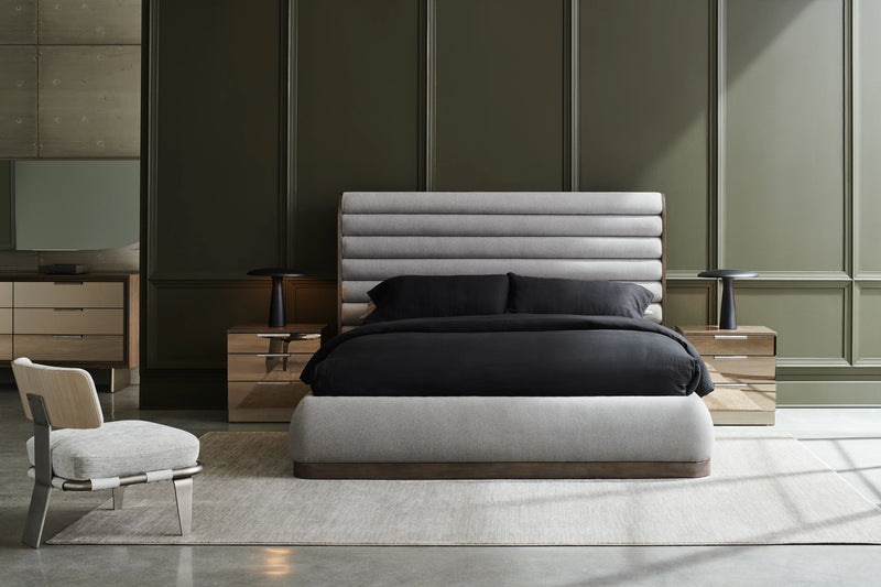 La Moda Uph Panel Bed - King