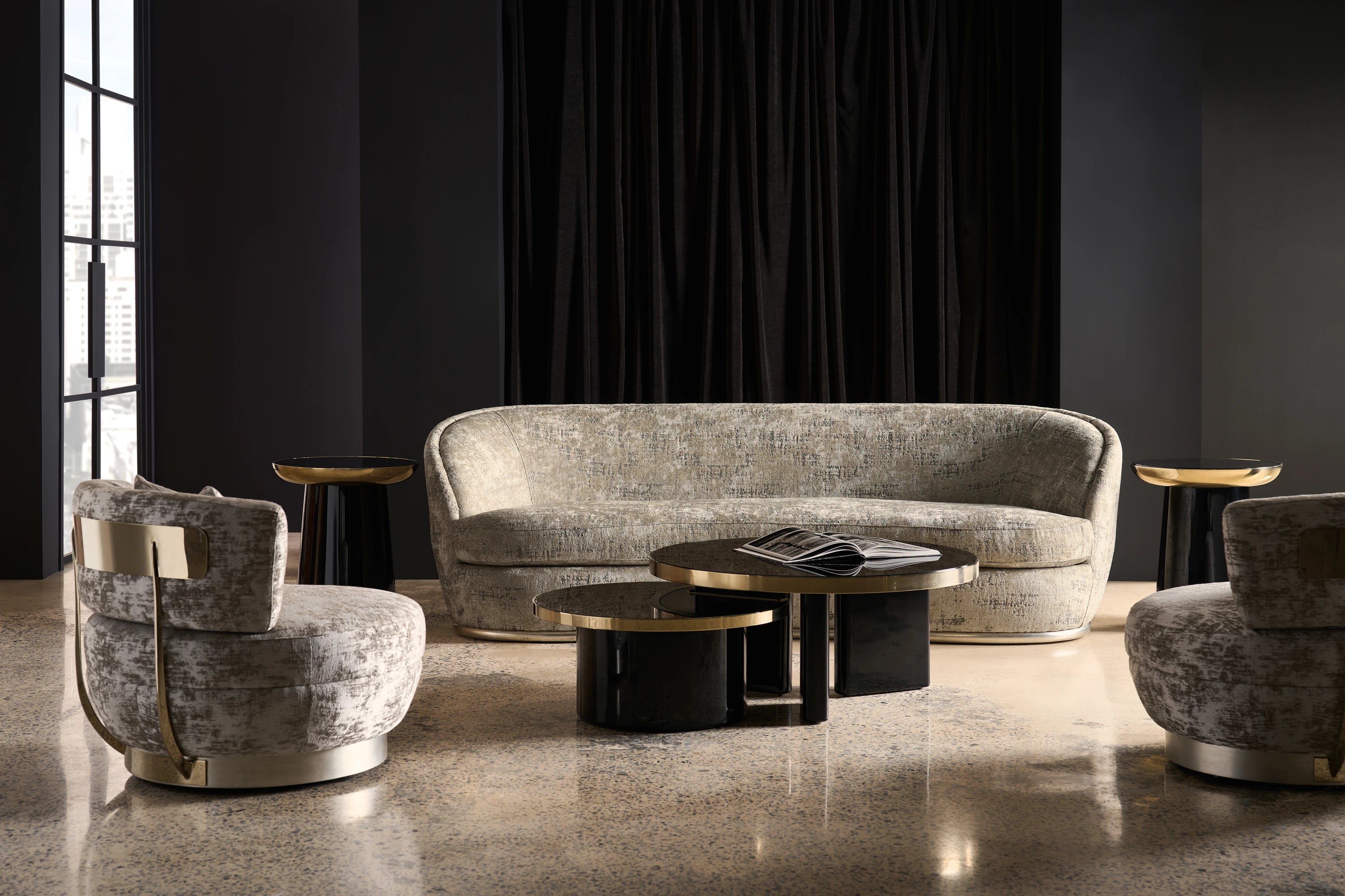 Umbra Small Cocktail Table in room - angle 1