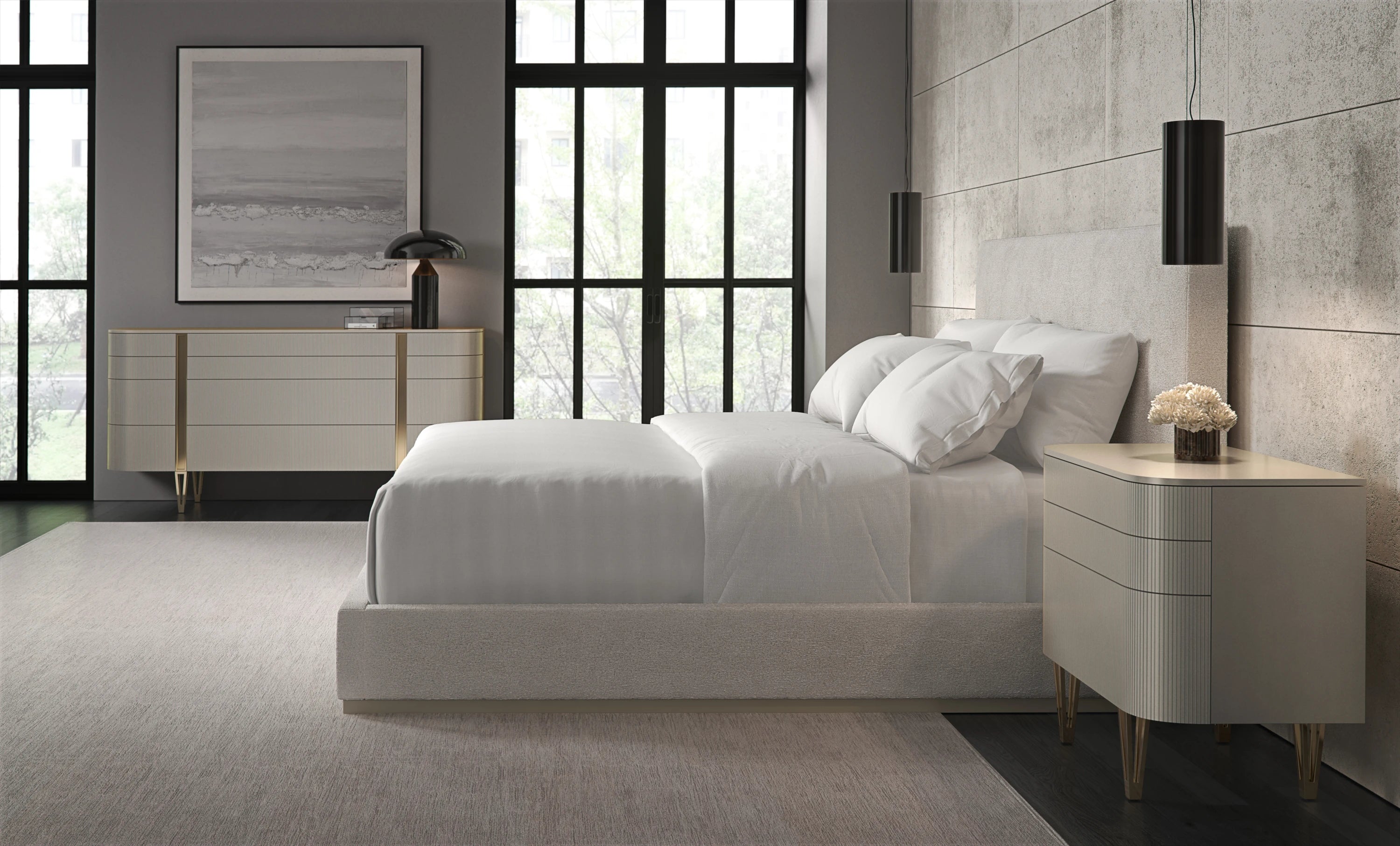 The Boutique Bed Qn Sr in room - angle 1