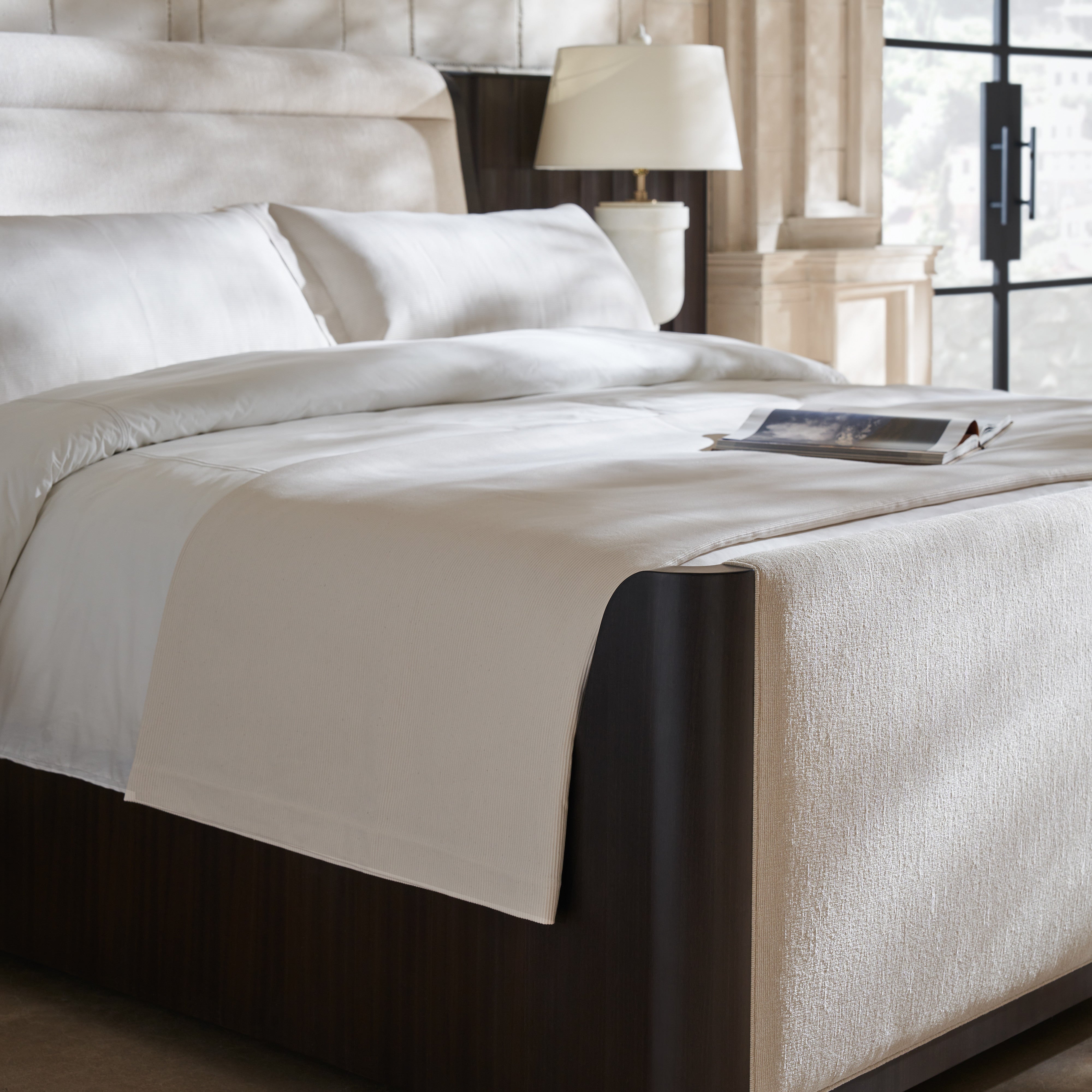 detail of Slow Wave Qn/Kg Bed Wing Panels