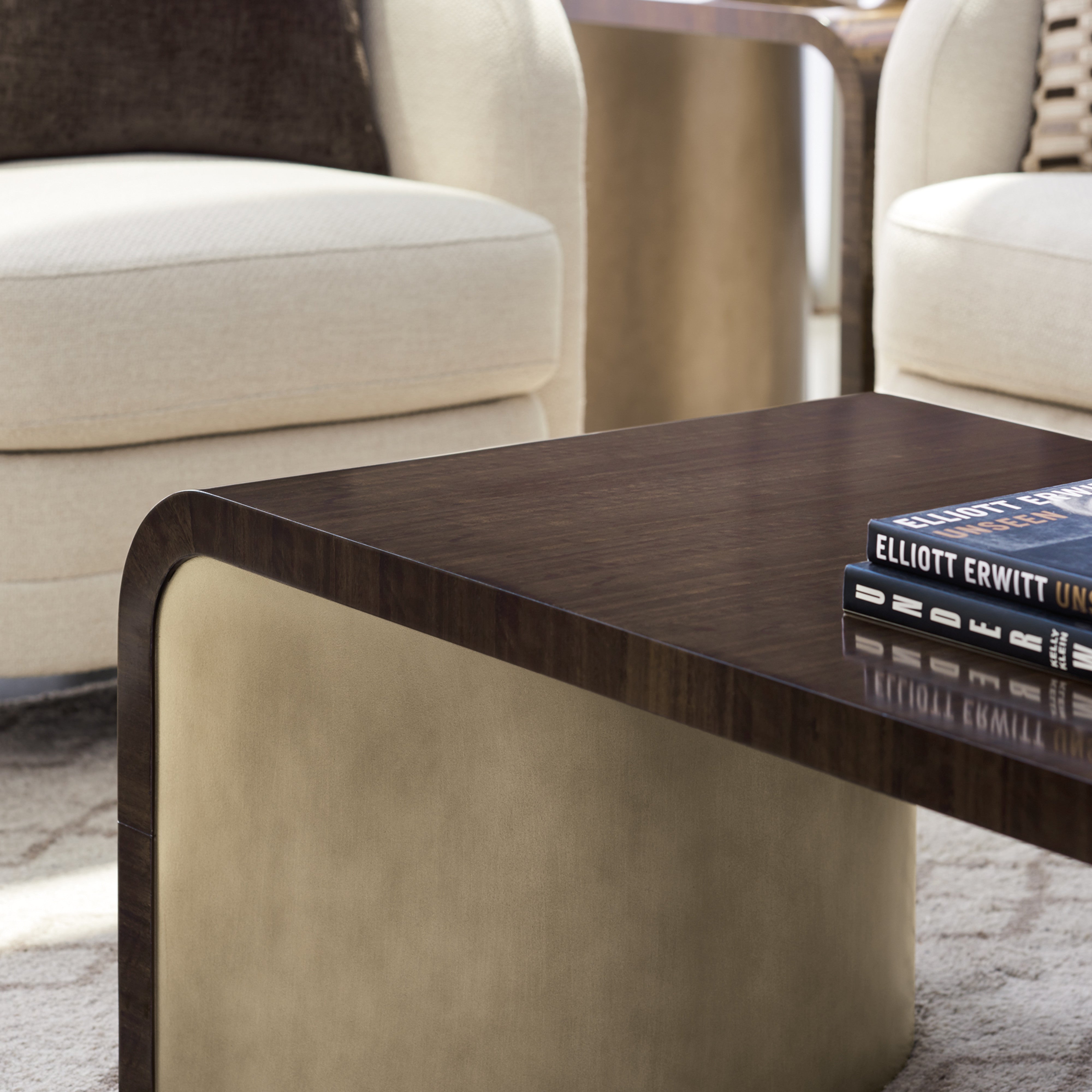 detail of Streamline Cocktail Table