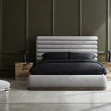 La Moda Uph Panel Bed Kg/Ck Fb in room - angle 5.0