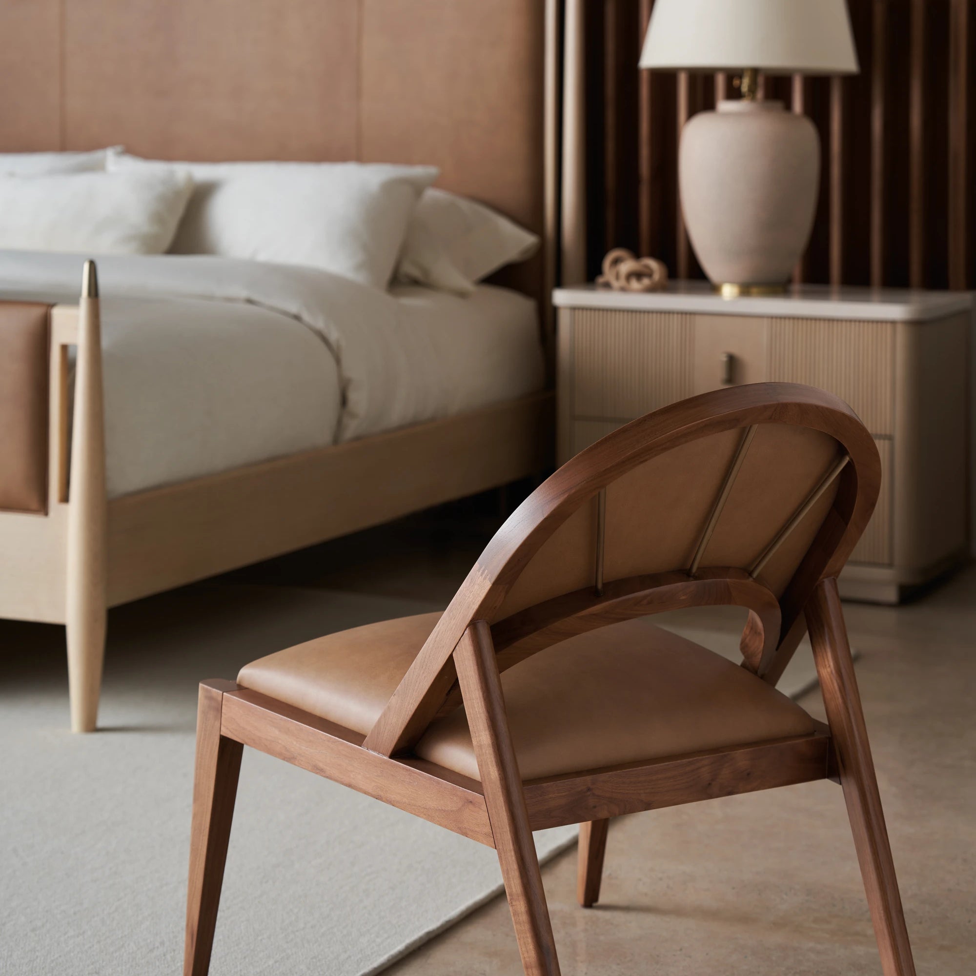 Rhythm Lounge Chair in room - angle 1