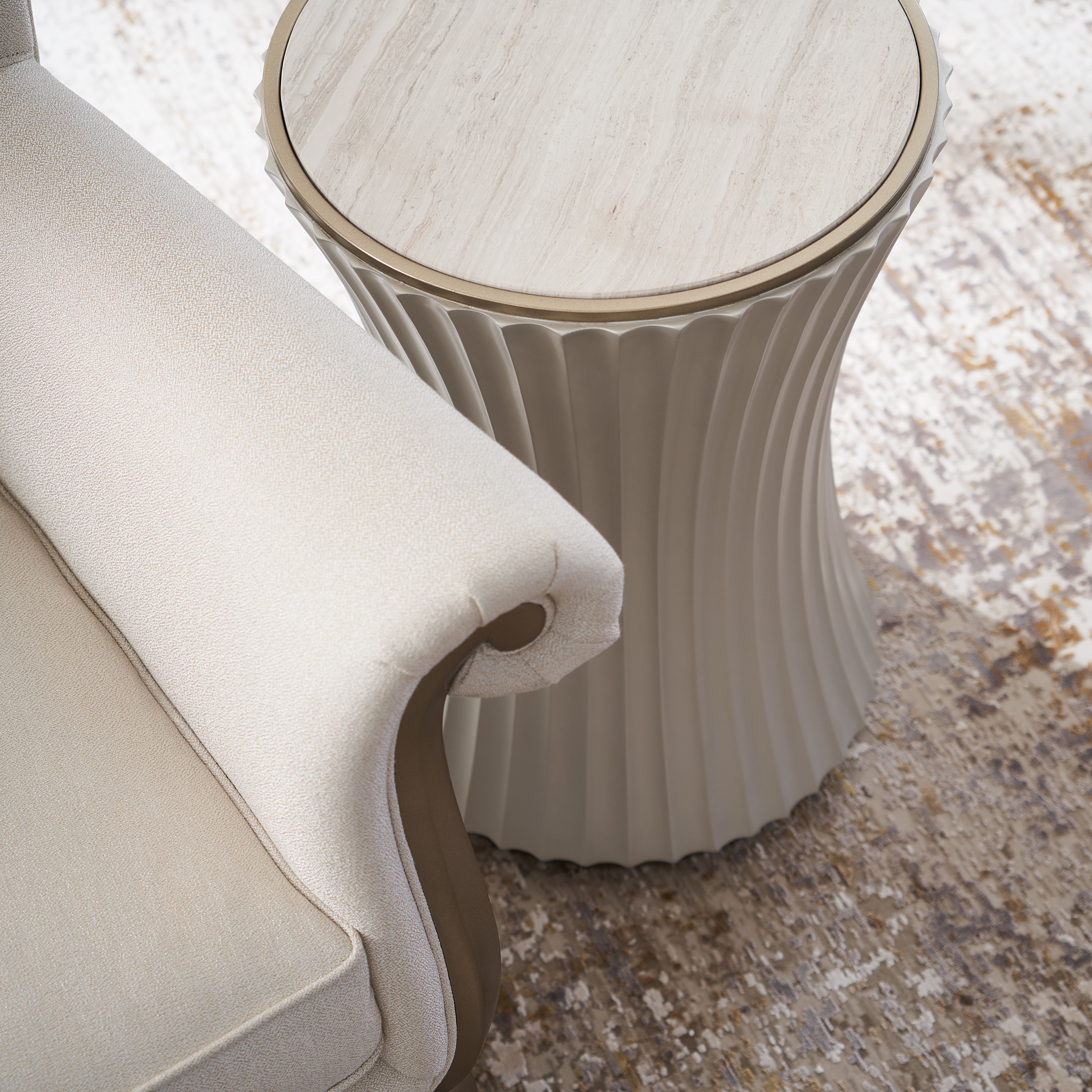 detail of Valentina Accent Table