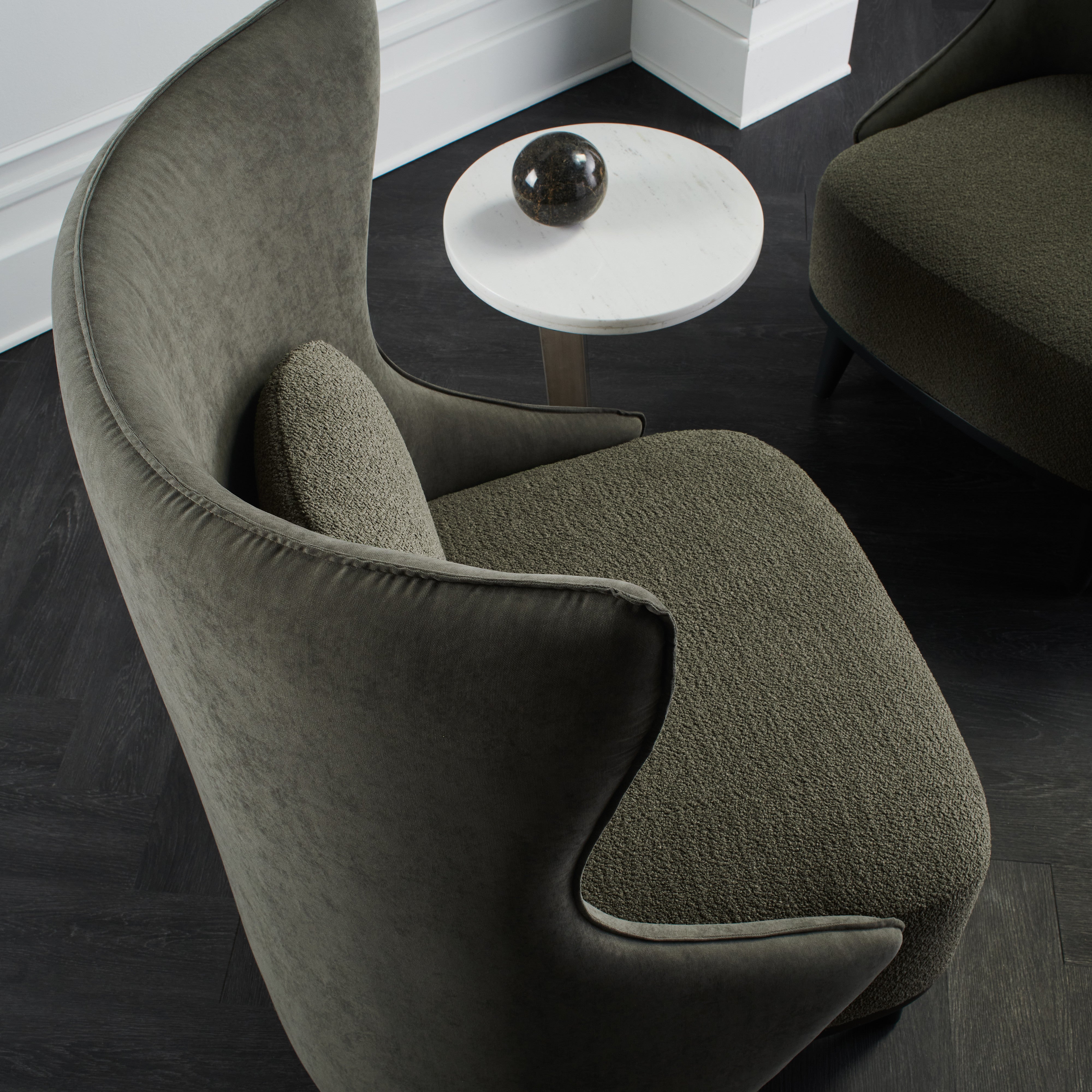 detail of Forma Accent Chair