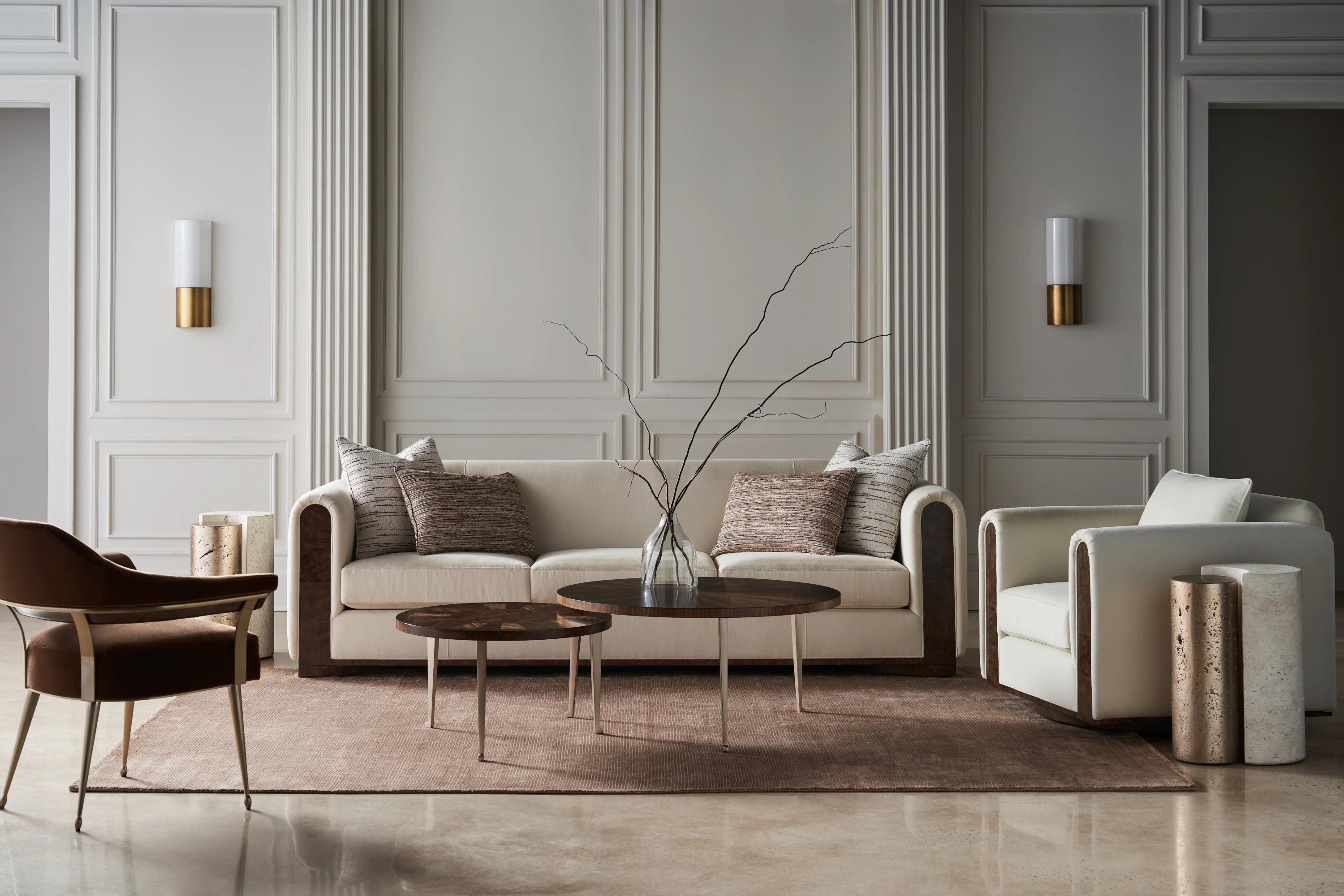 Dimitri Sofa in room - angle 1